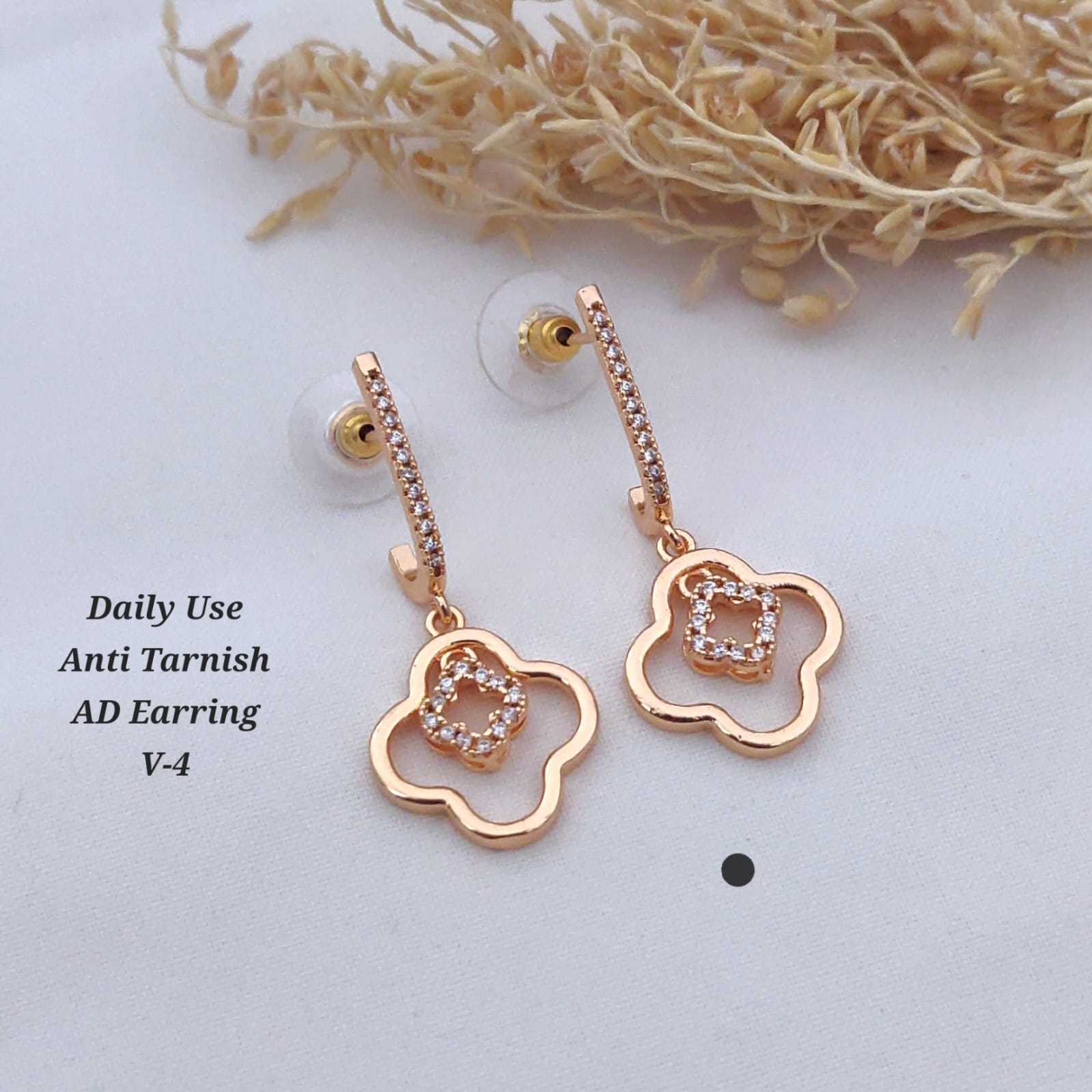 YNF Wholesale Brass Fancy Earrings  | Surat Manufacturer