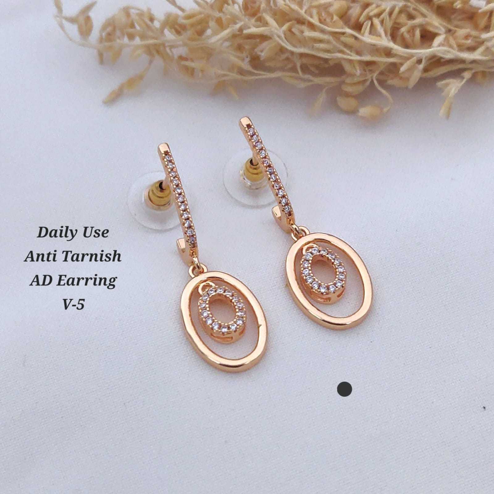 YNF Wholesale Brass Fancy Earrings  | Surat Manufacturer