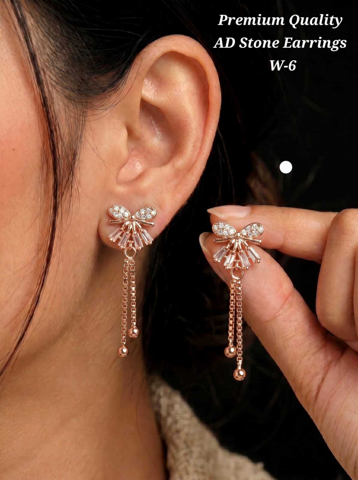 YNF Wholesale Brass Fancy Earrings  | Surat Manufacturer