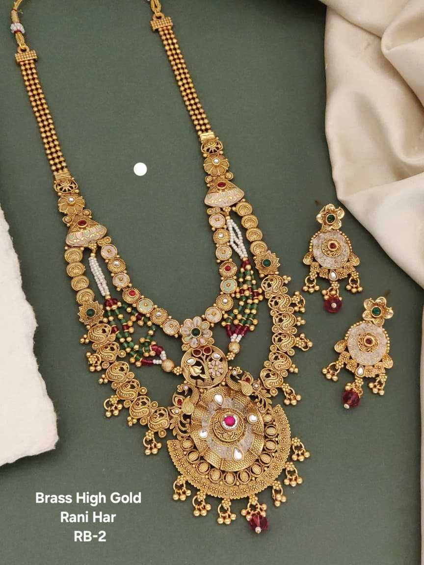 YNF Wholesale Brass Fancy Mala Necklaces  | Surat Manufacturer