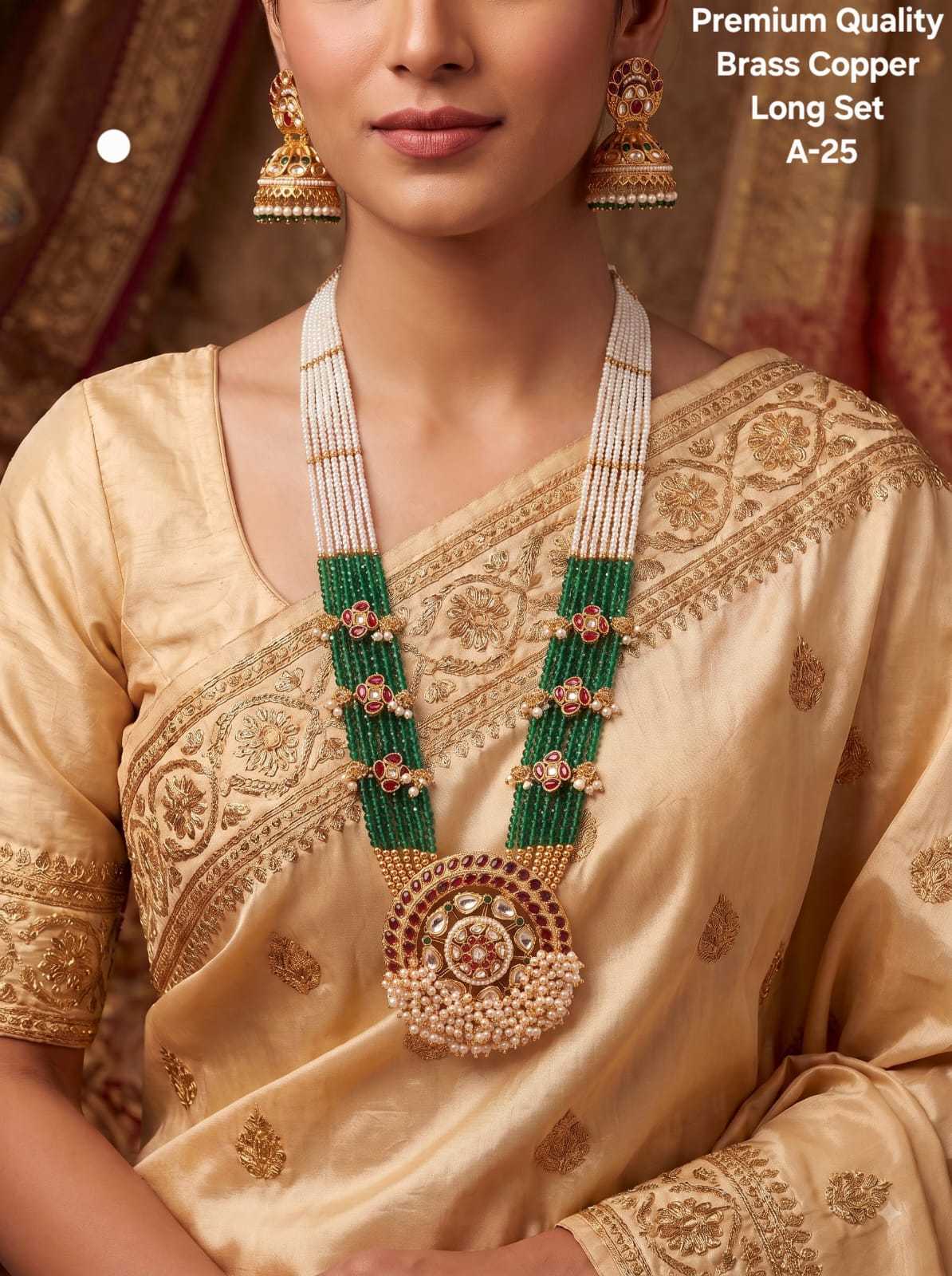 YNF Wholesale Brass Fancy Mala Necklaces  | Surat Manufacturer