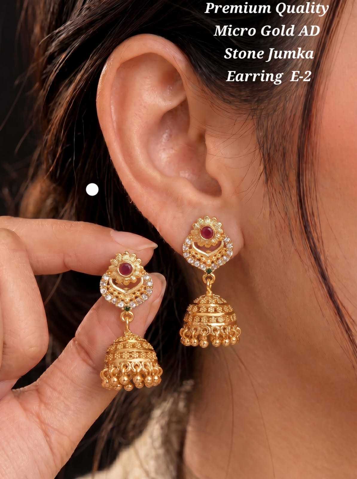 YNF Wholesale Brass Jhumka Earrings  | Surat Manufacturer