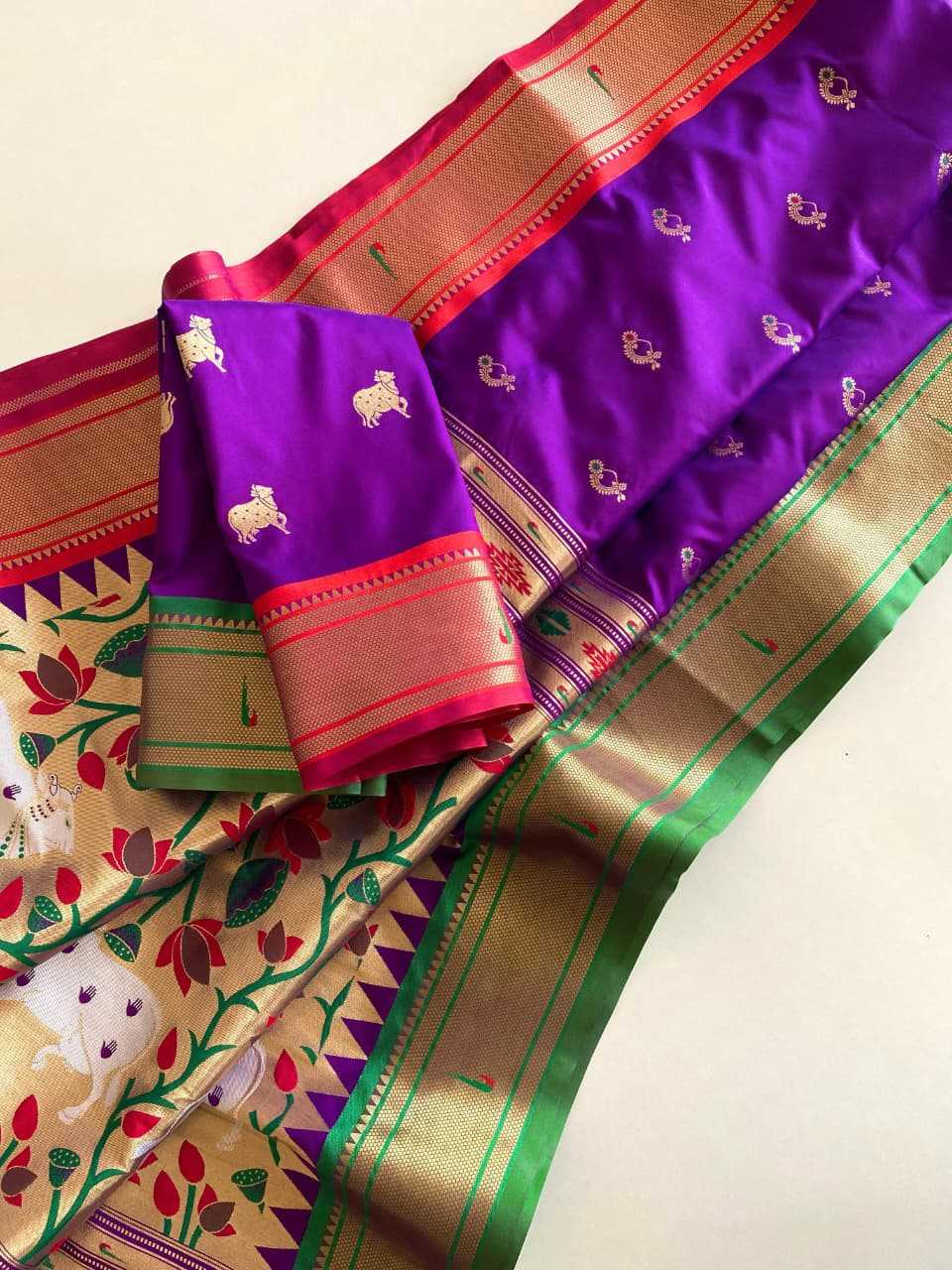 YNF Wholesale Silk Paithani Sarees  | Surat Manufacturer