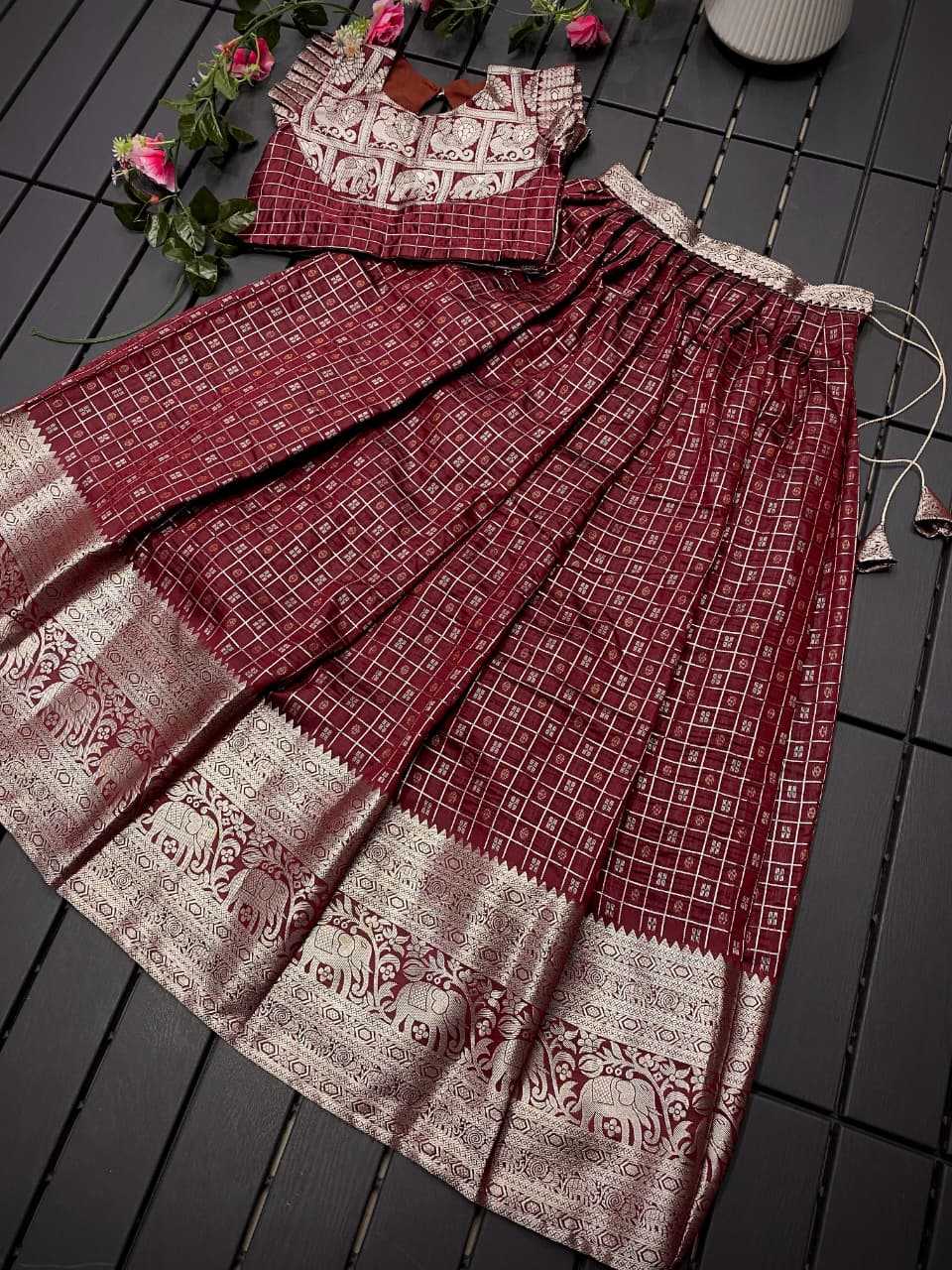 YNF Wholesale Soft Silk Kids Lehenga  | Surat Manufacturer
