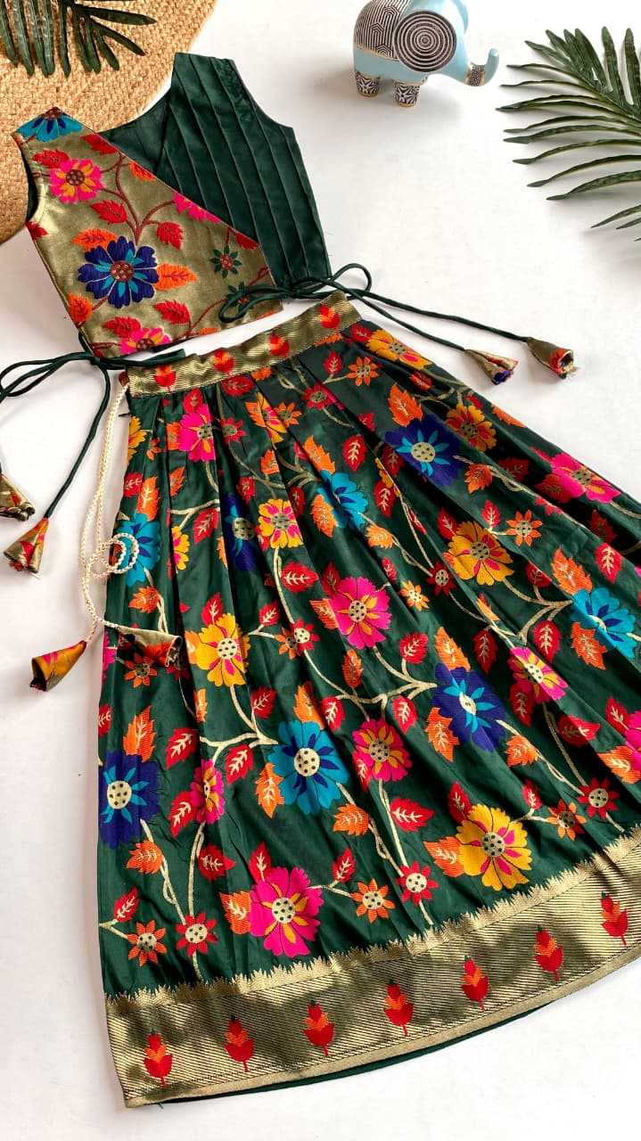 YNF Wholesale Silk Kids Lehenga  | Surat Manufacturer