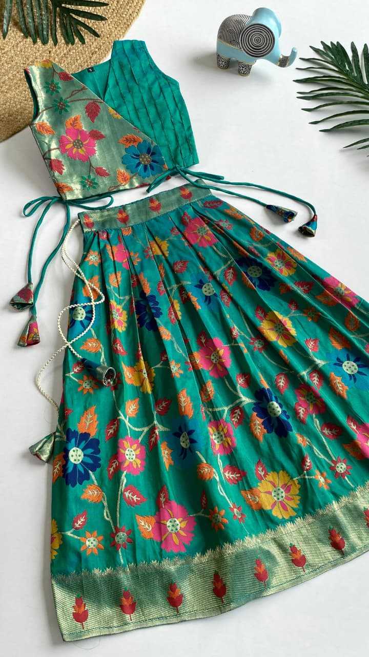 YNF Wholesale Silk Kids Lehenga  | Surat Manufacturer