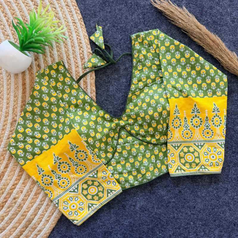 YNF Wholesale Pure Cotton Printed Blouse  | Surat Manufacturer