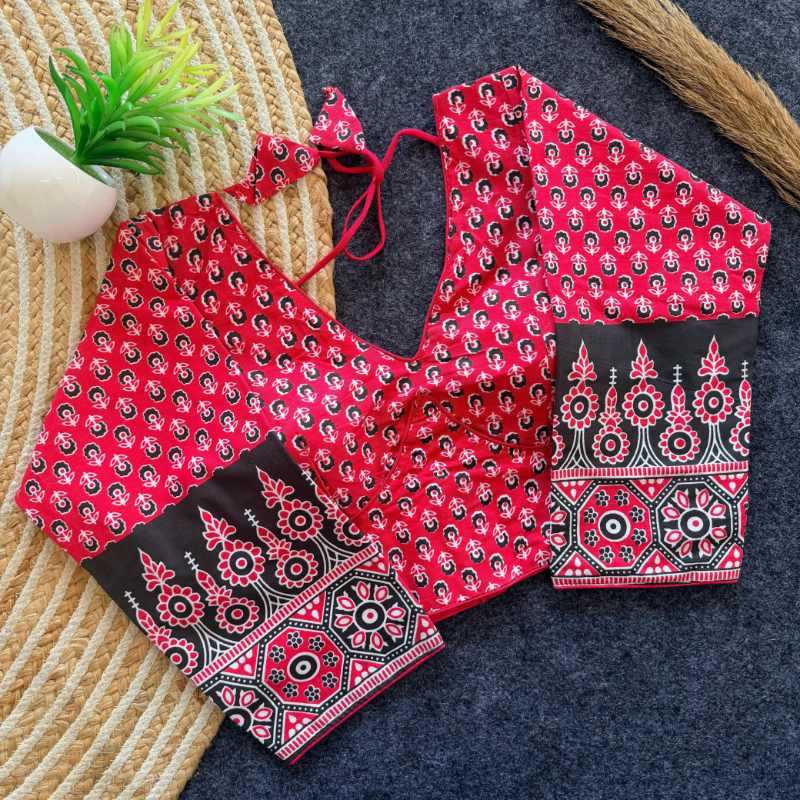 YNF Wholesale Pure Cotton Printed Blouse  | Surat Manufacturer