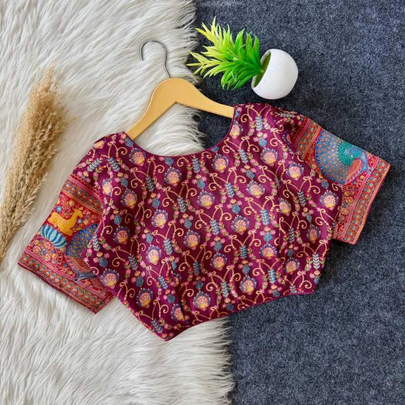 YNF Wholesale Silk Designer Blouse  | Surat Manufacturer