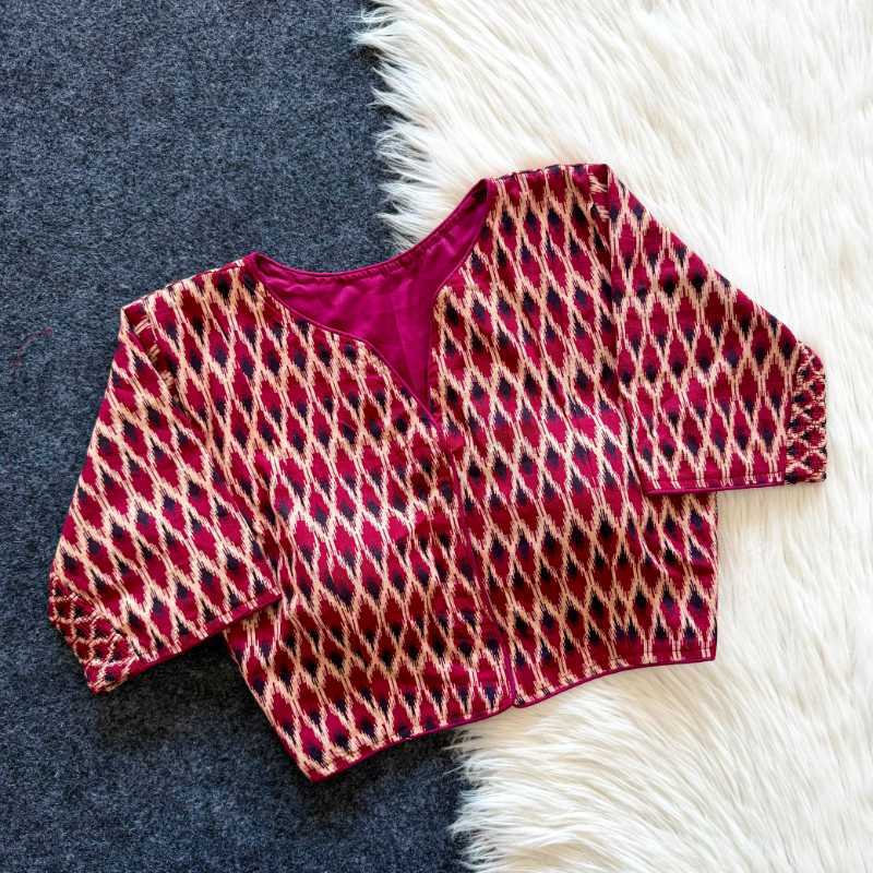 YNF Wholesale Pure Cotton Printed Blouse  | Surat Manufacturer