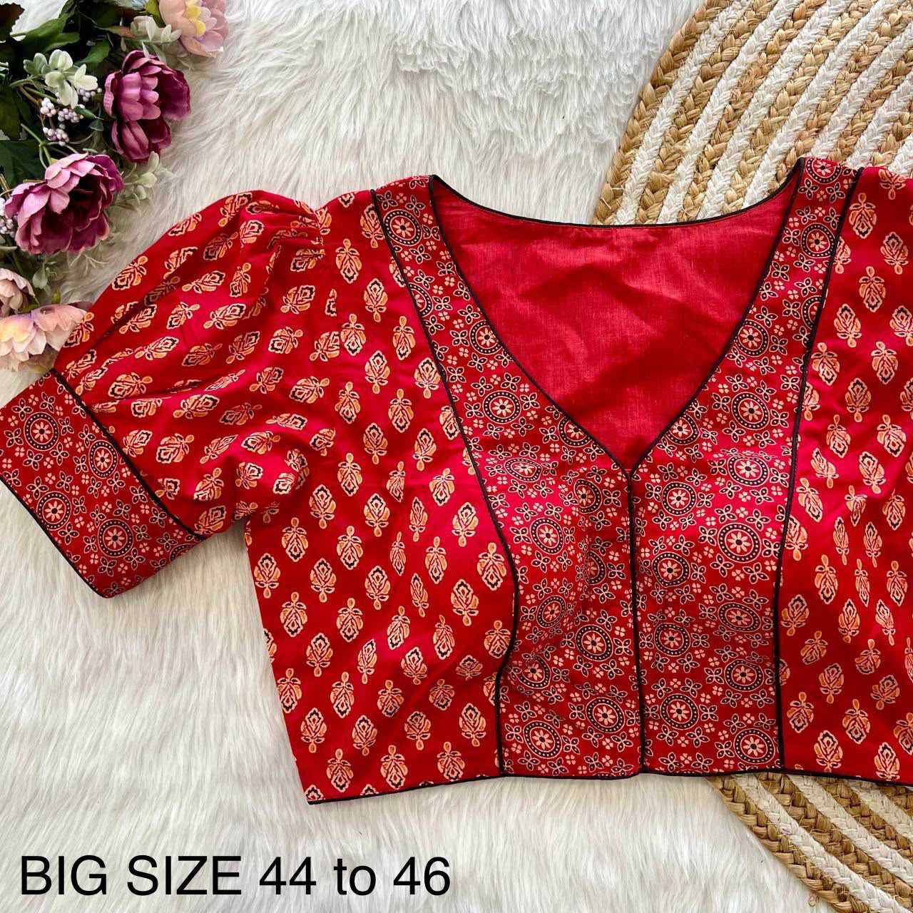 YNF Wholesale Pure Cotton Printed Blouse  | Surat Manufacturer