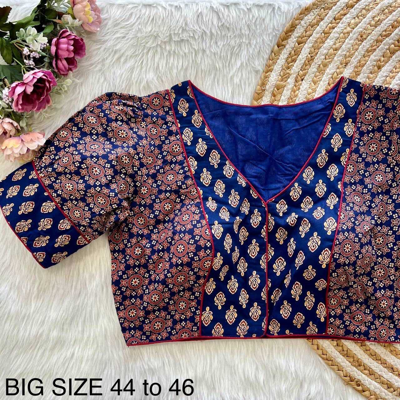 YNF Wholesale Pure Cotton Printed Blouse  | Surat Manufacturer