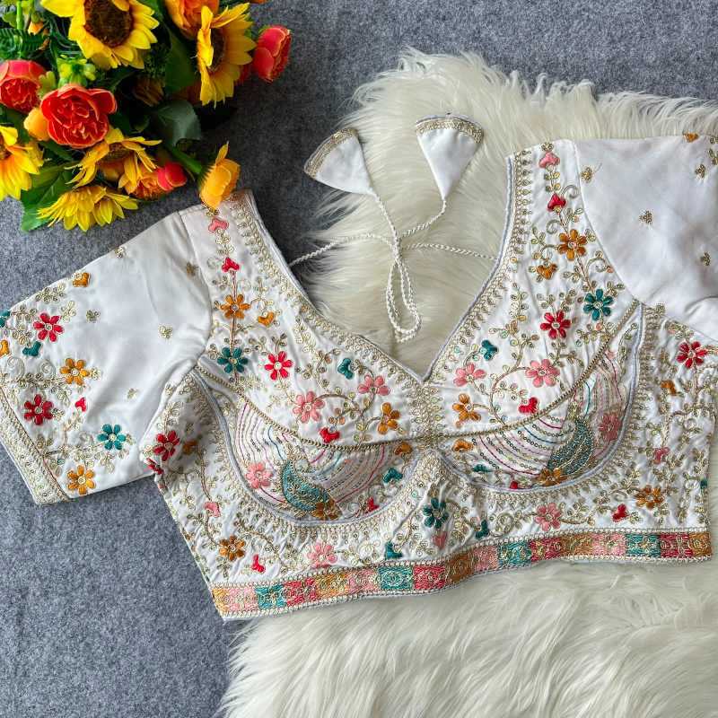 YNF Wholesale Heavy Silk Designer Blouse  | Surat Manufacturer