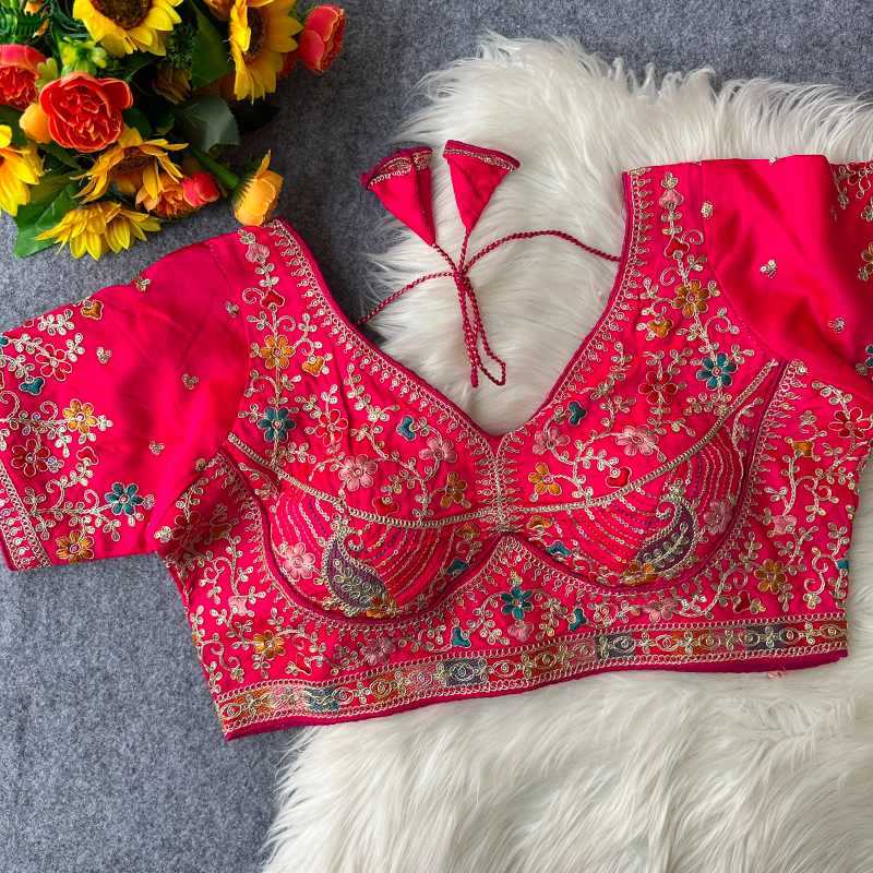 YNF Wholesale Heavy Silk Designer Blouse  | Surat Manufacturer