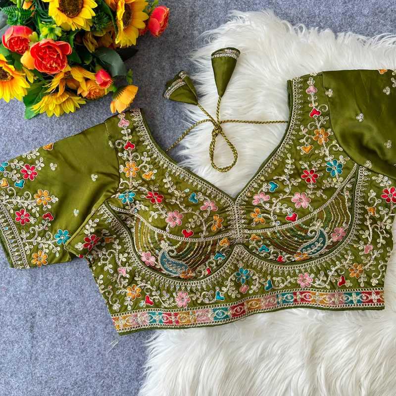 YNF Wholesale Heavy Silk Designer Blouse  | Surat Manufacturer