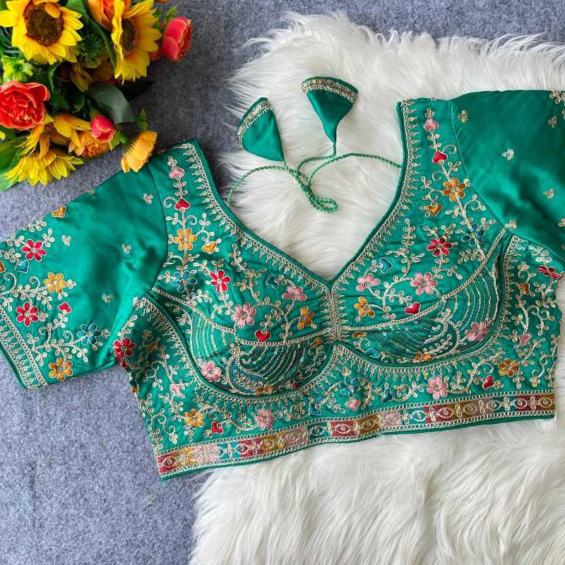 YNF Wholesale Heavy Silk Designer Blouse  | Surat Manufacturer