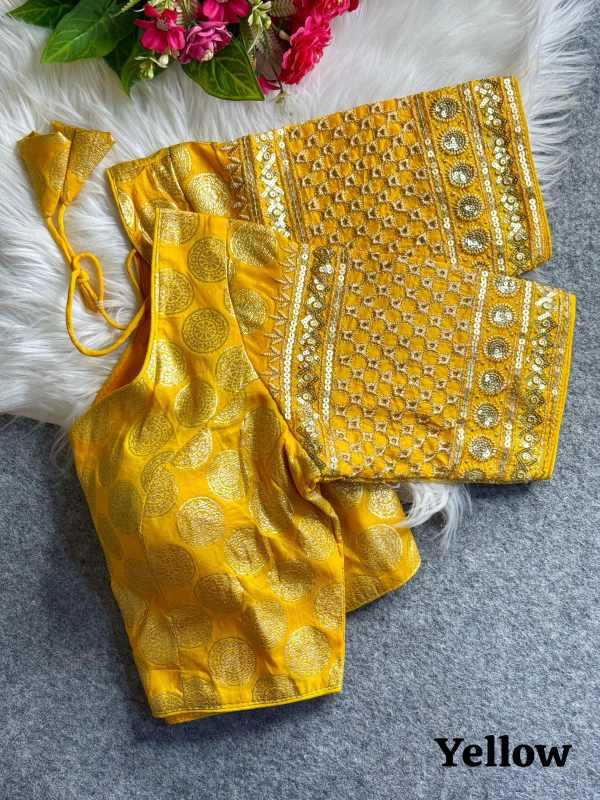 YNF Wholesale Dola Silk Designer Blouse  | Surat Manufacturer