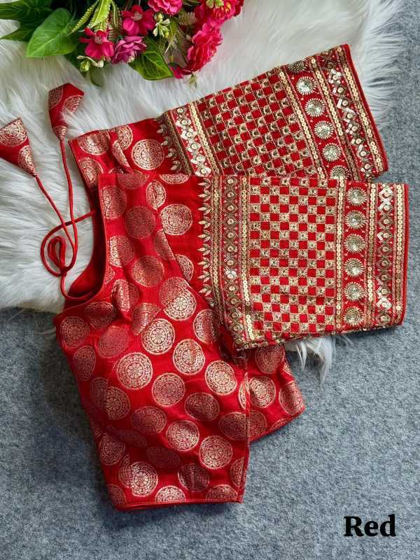 YNF Wholesale Dola Silk Designer Blouse  | Surat Manufacturer