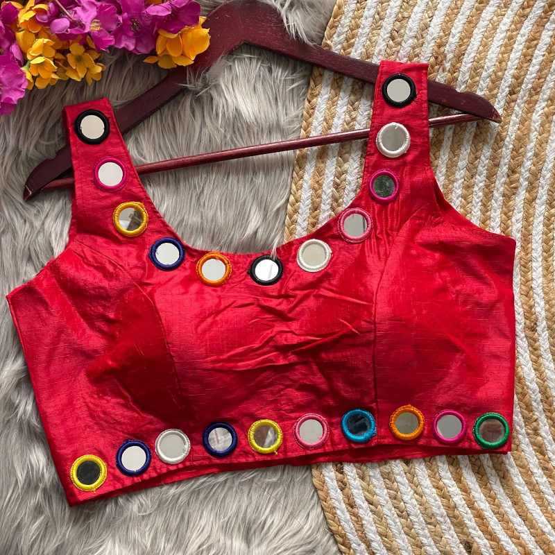 YNF Wholesale Heavy Silk Sleeveless Blouse  | Surat Manufacturer