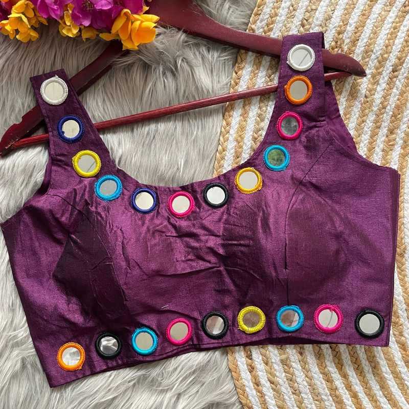 YNF Wholesale Heavy Silk Sleeveless Blouse  | Surat Manufacturer