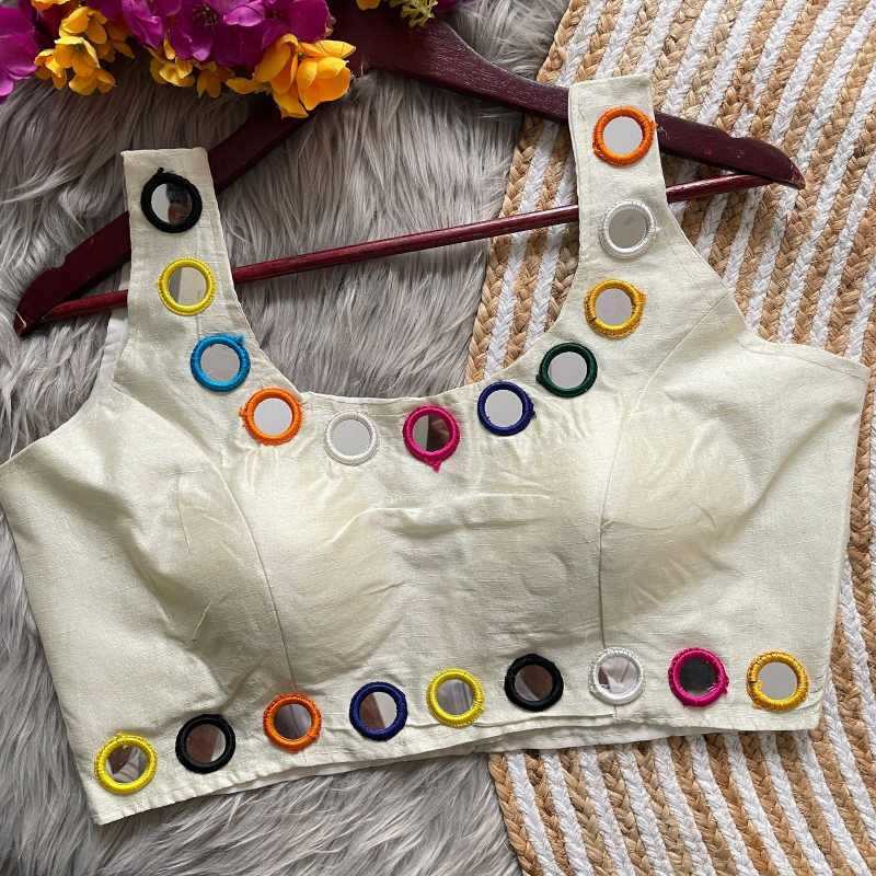 YNF Wholesale Heavy Silk Sleeveless Blouse  | Surat Manufacturer