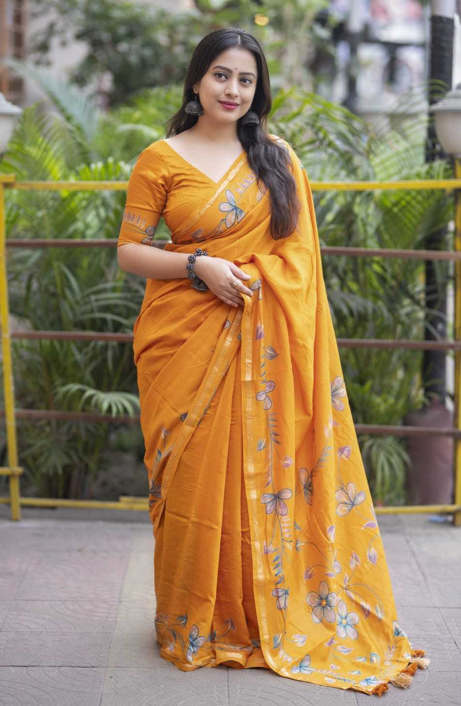 YNF Wholesale Pure Cotton Designer Sarees  | Surat Manufacturer