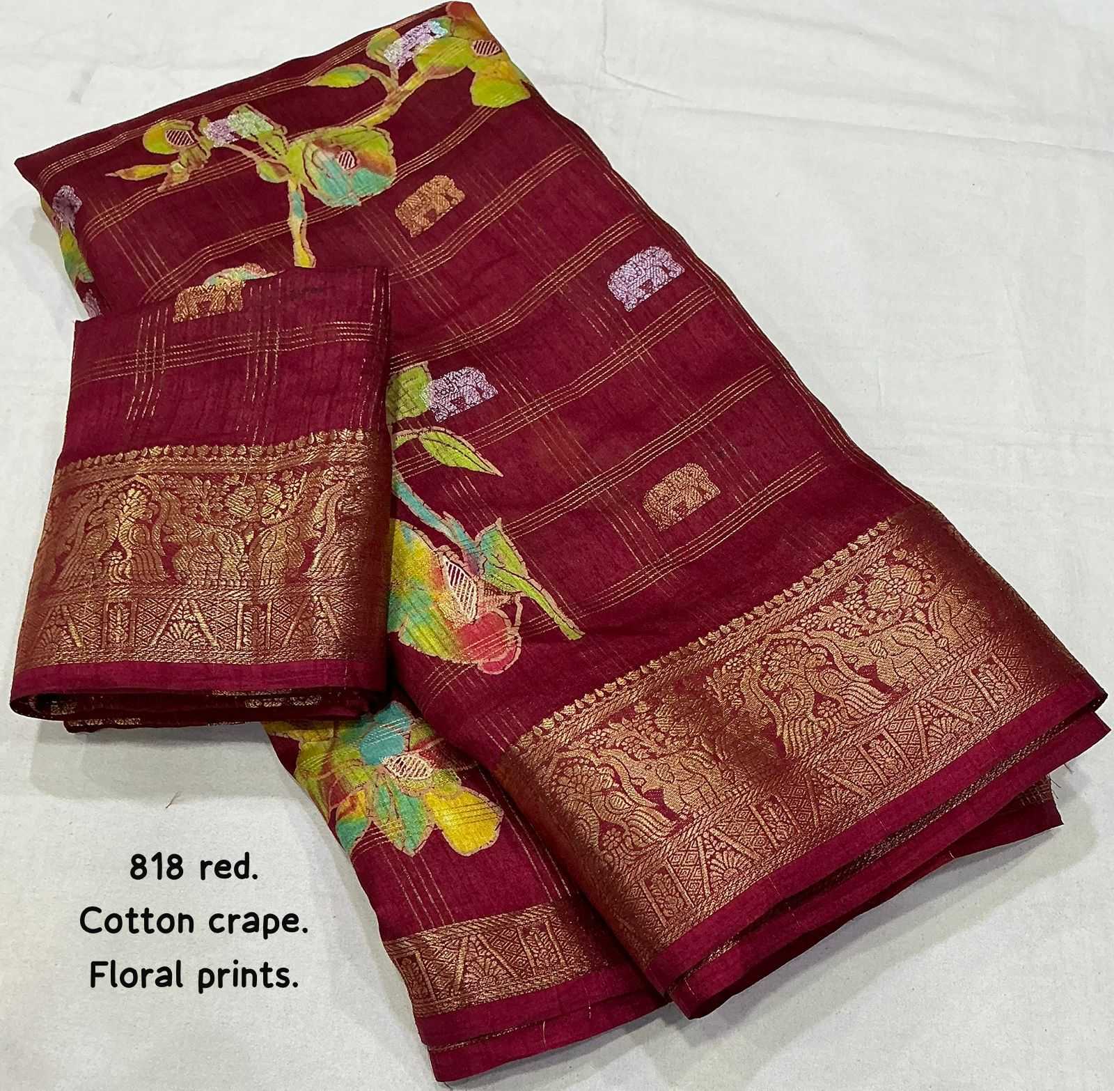 YNF Wholesale Soft Cotton Butta Sarees  | Surat Manufacturer