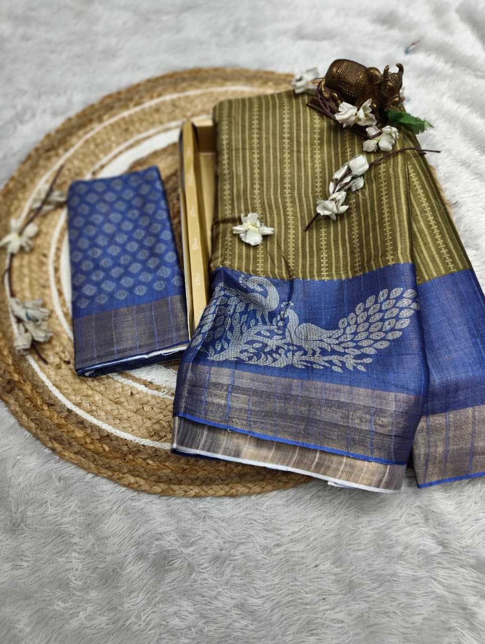 YNF Wholesale Handloom Silk Printed Silk Saree  | Surat Manufacturer