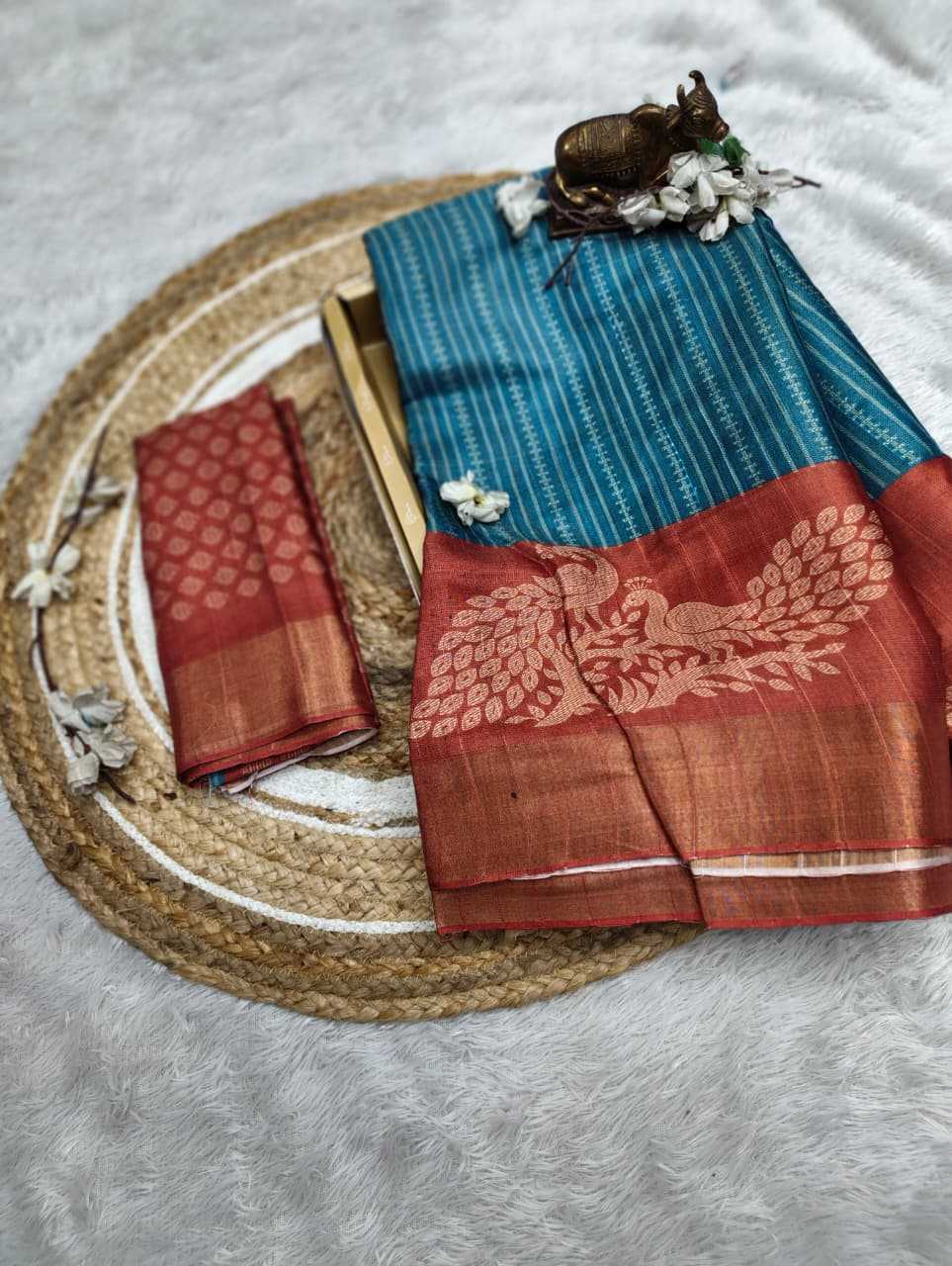 YNF Wholesale Handloom Silk Printed Silk Saree  | Surat Manufacturer