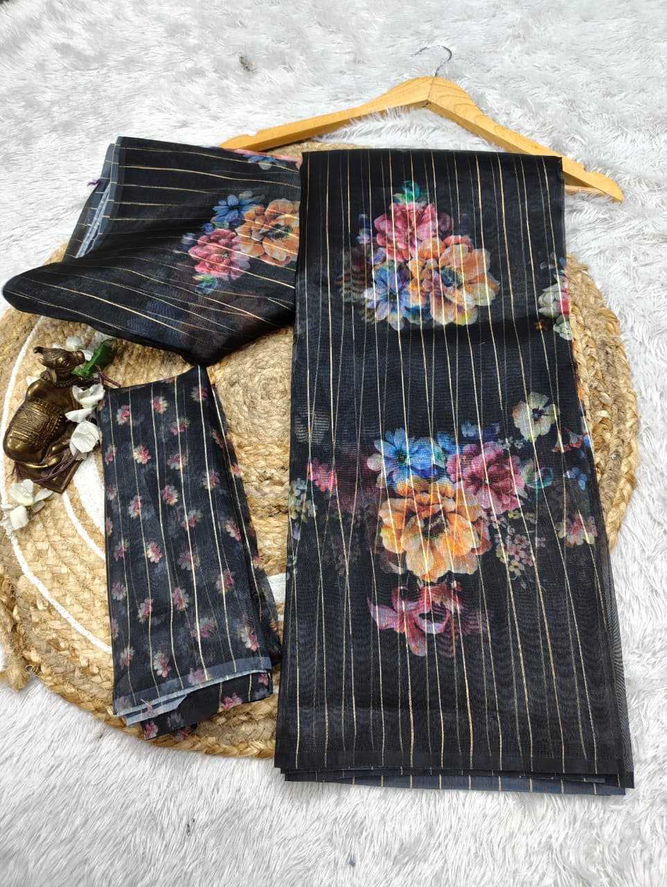 YNF Wholesale Organza Organza Sarees  | Surat Manufacturer