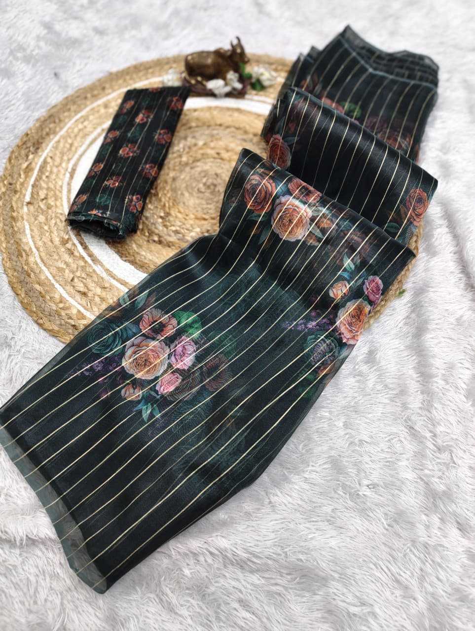 YNF Wholesale Organza Organza Sarees  | Surat Manufacturer
