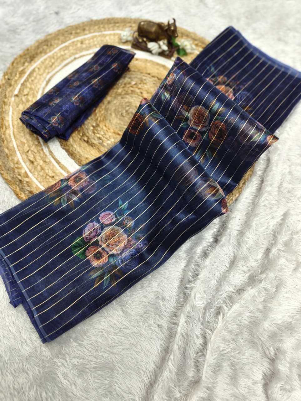 YNF Wholesale Organza Organza Sarees  | Surat Manufacturer