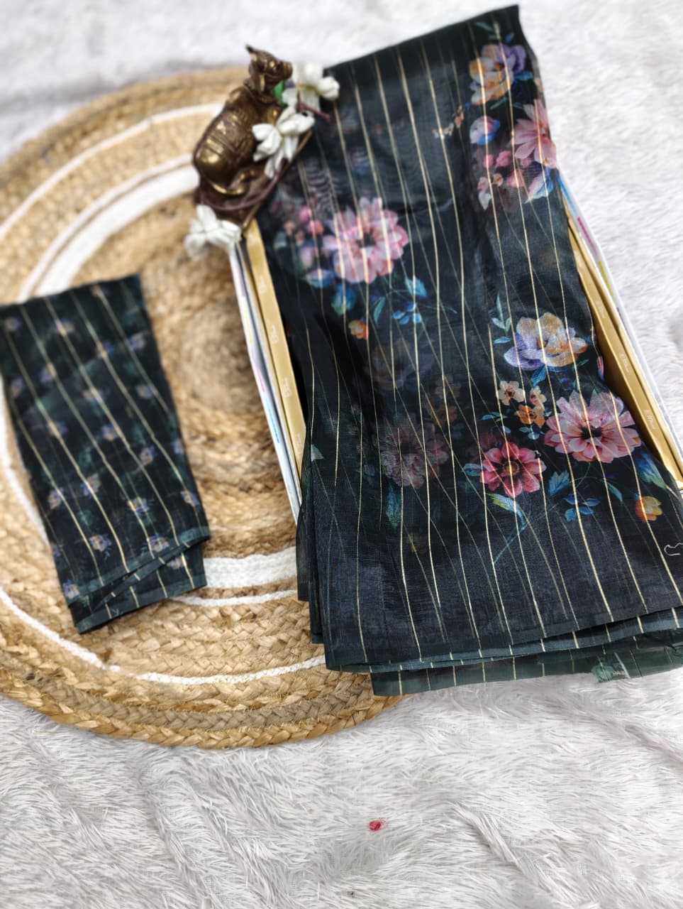 YNF Wholesale Organza Organza Sarees  | Surat Manufacturer