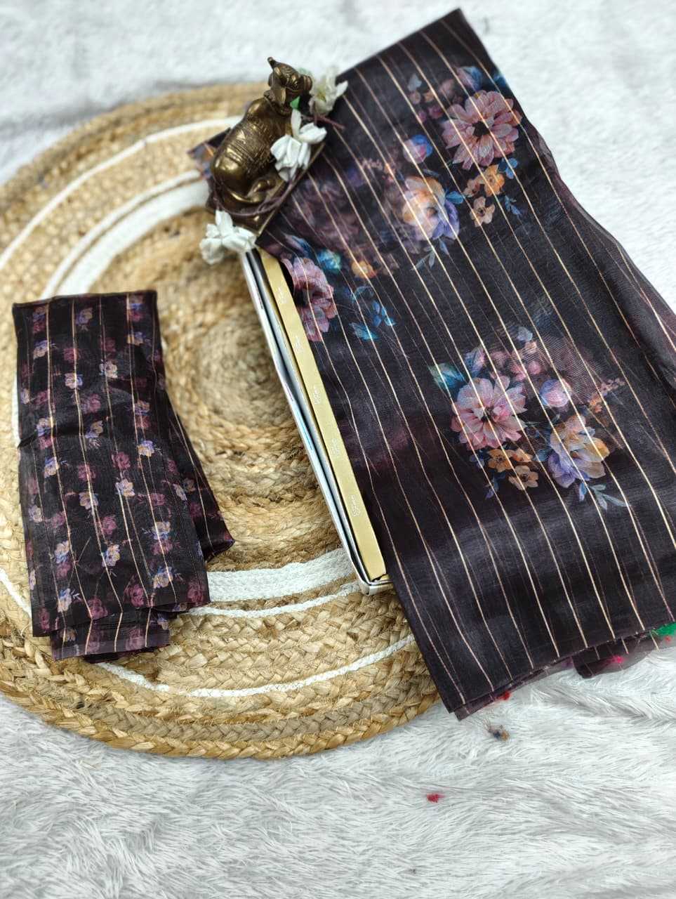 YNF Wholesale Organza Organza Sarees  | Surat Manufacturer