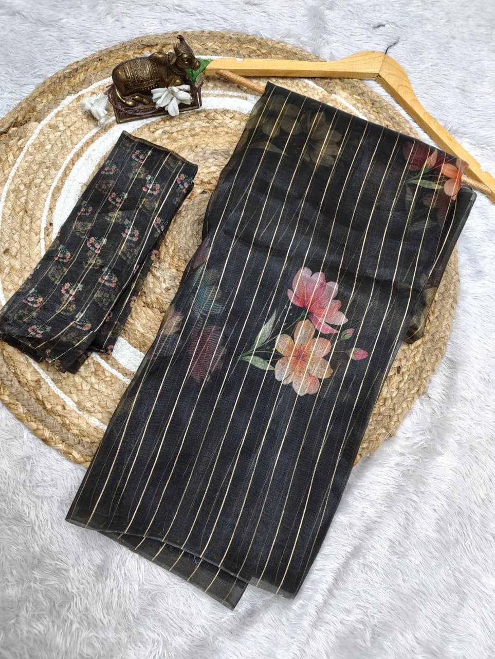 YNF Wholesale Organza Organza Sarees  | Surat Manufacturer