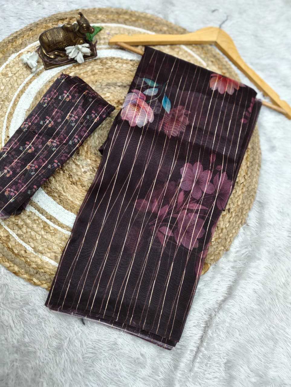 YNF Wholesale Organza Organza Sarees  | Surat Manufacturer