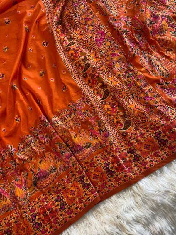 YNF Wholesale Pure Pashmina Fancy Sarees  | Surat Manufacturer