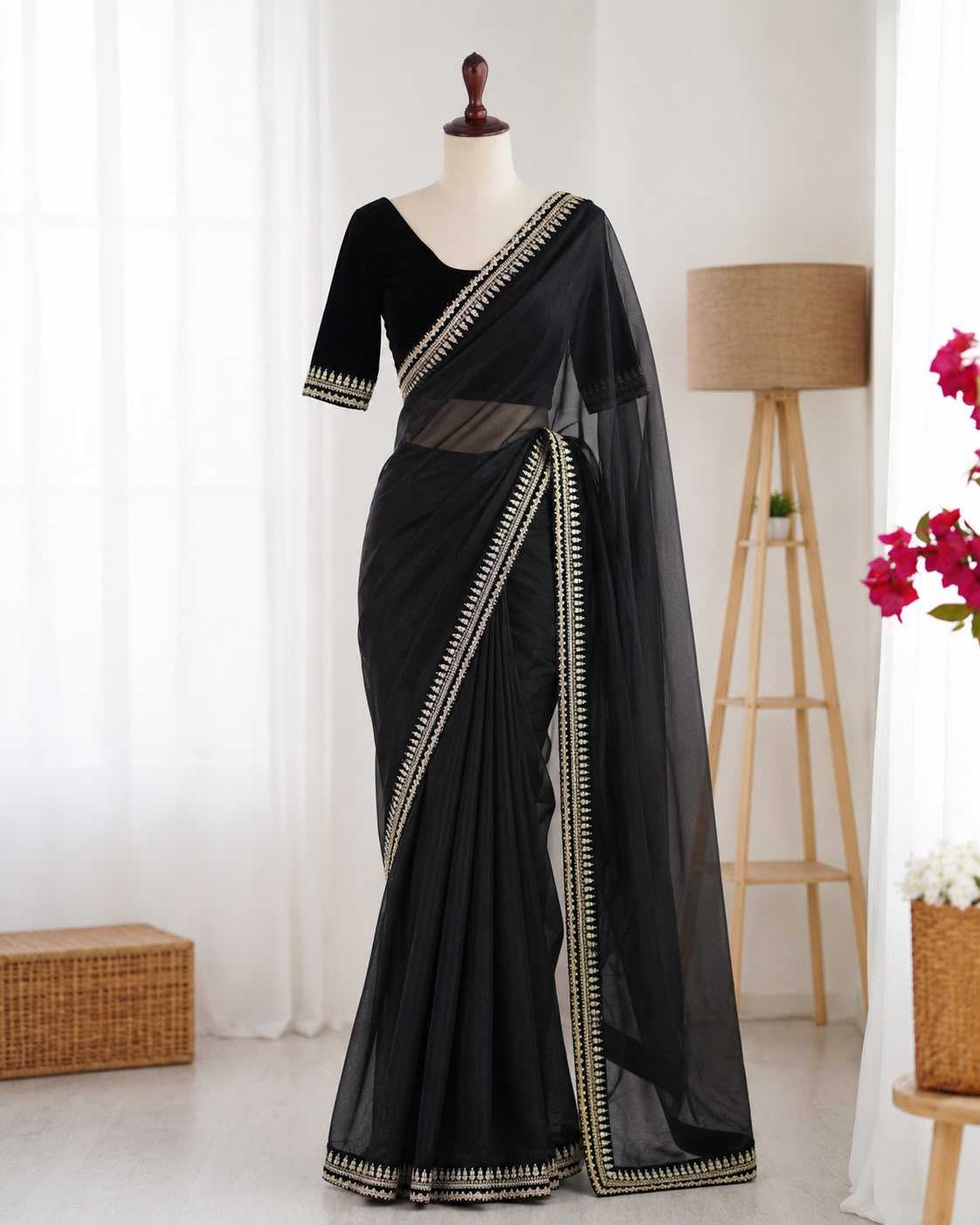 YNF Wholesale Soft Net Party Wear Sarees  | Surat Manufacturer