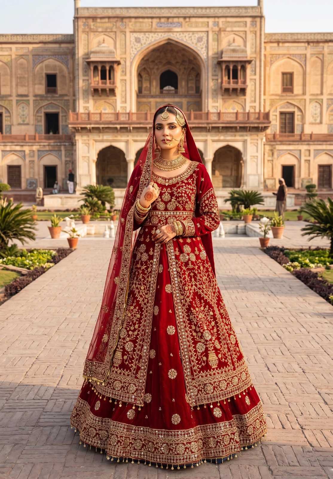 YNF Wholesale Velvet Wedding Lehenga  | Surat Manufacturer