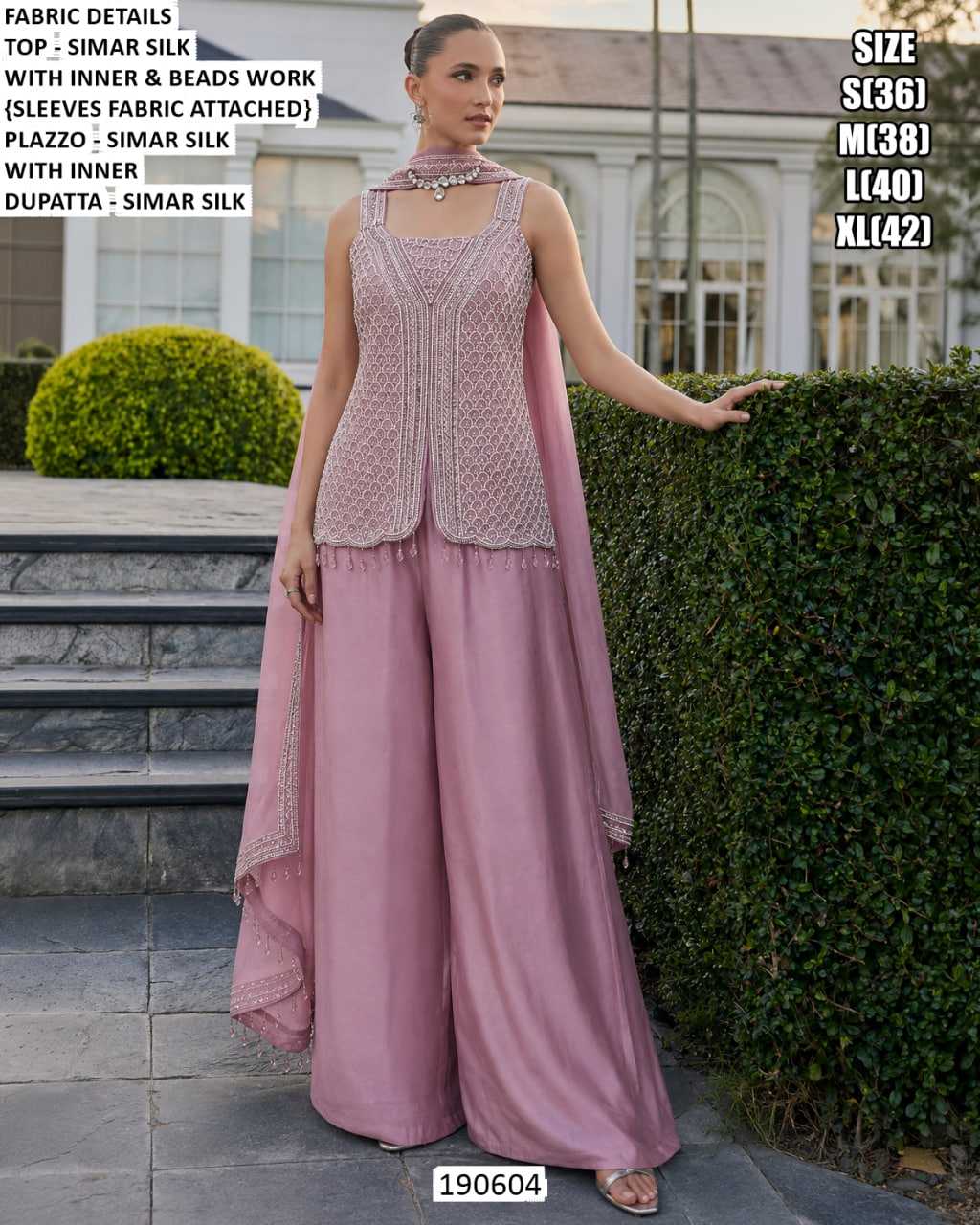 YNF Wholesale Shimmer Silk Indo Western Dresses  | Surat Manufacturer