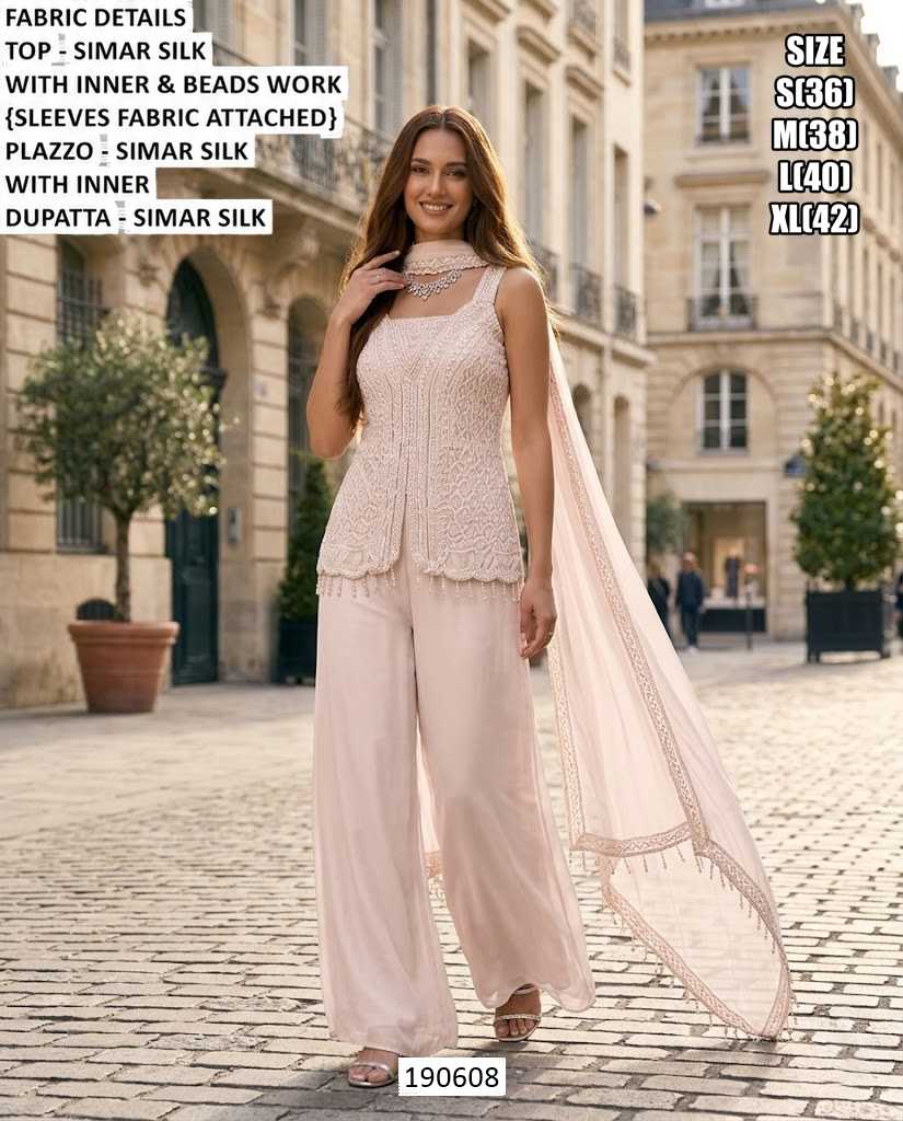 YNF Wholesale Shimmer Silk Indo Western Dresses  | Surat Manufacturer