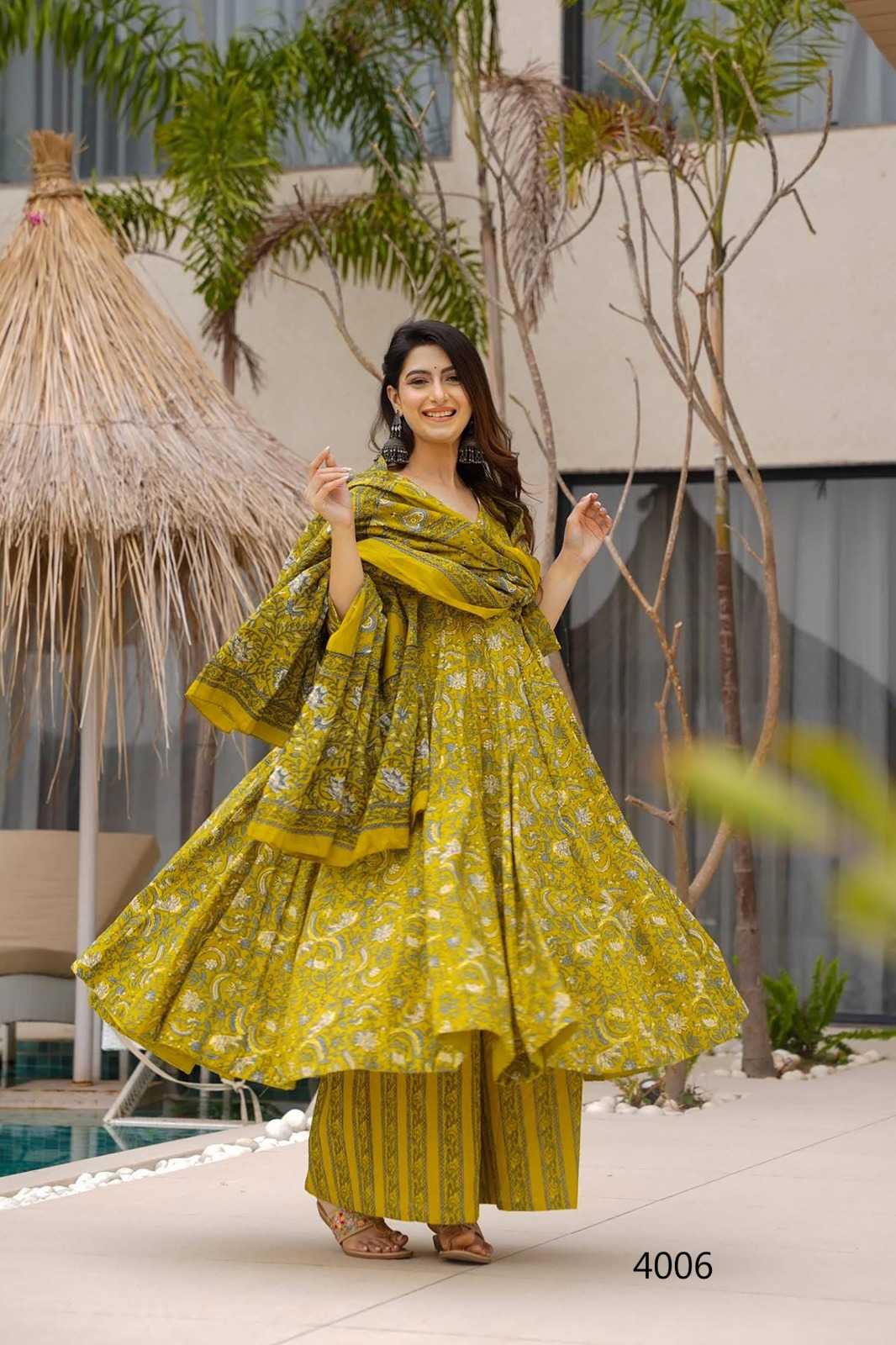 YNF Wholesale Muslin Long Kurti Suits  | Surat Manufacturer