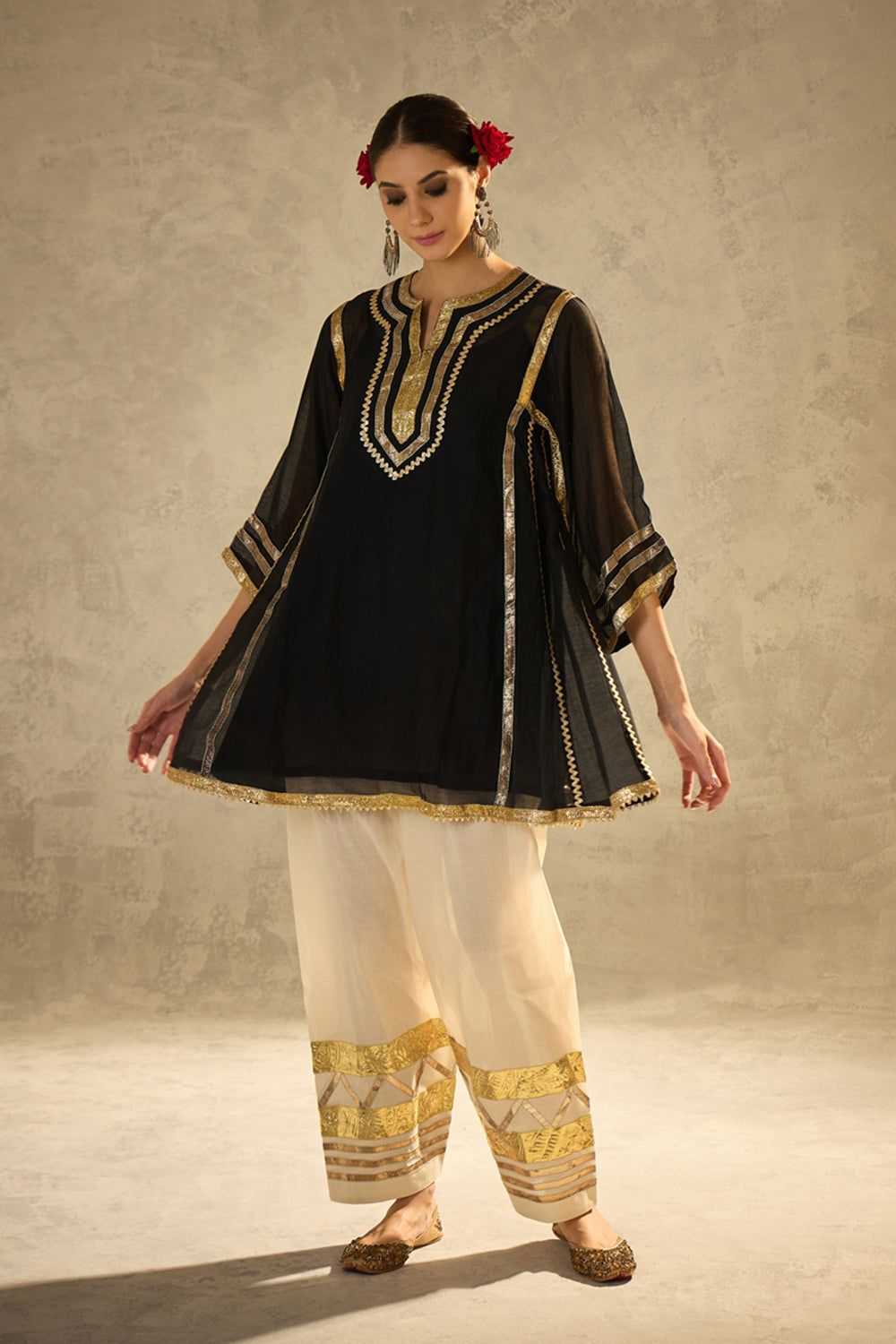 YNF Wholesale Chinon Silk Festive Kurtis  | Surat Manufacturer
