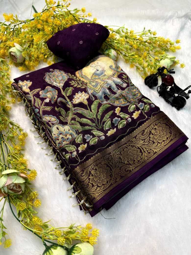YNF Wholesale Crepe Silk Tussar Silk Sarees  | Surat Manufacturer