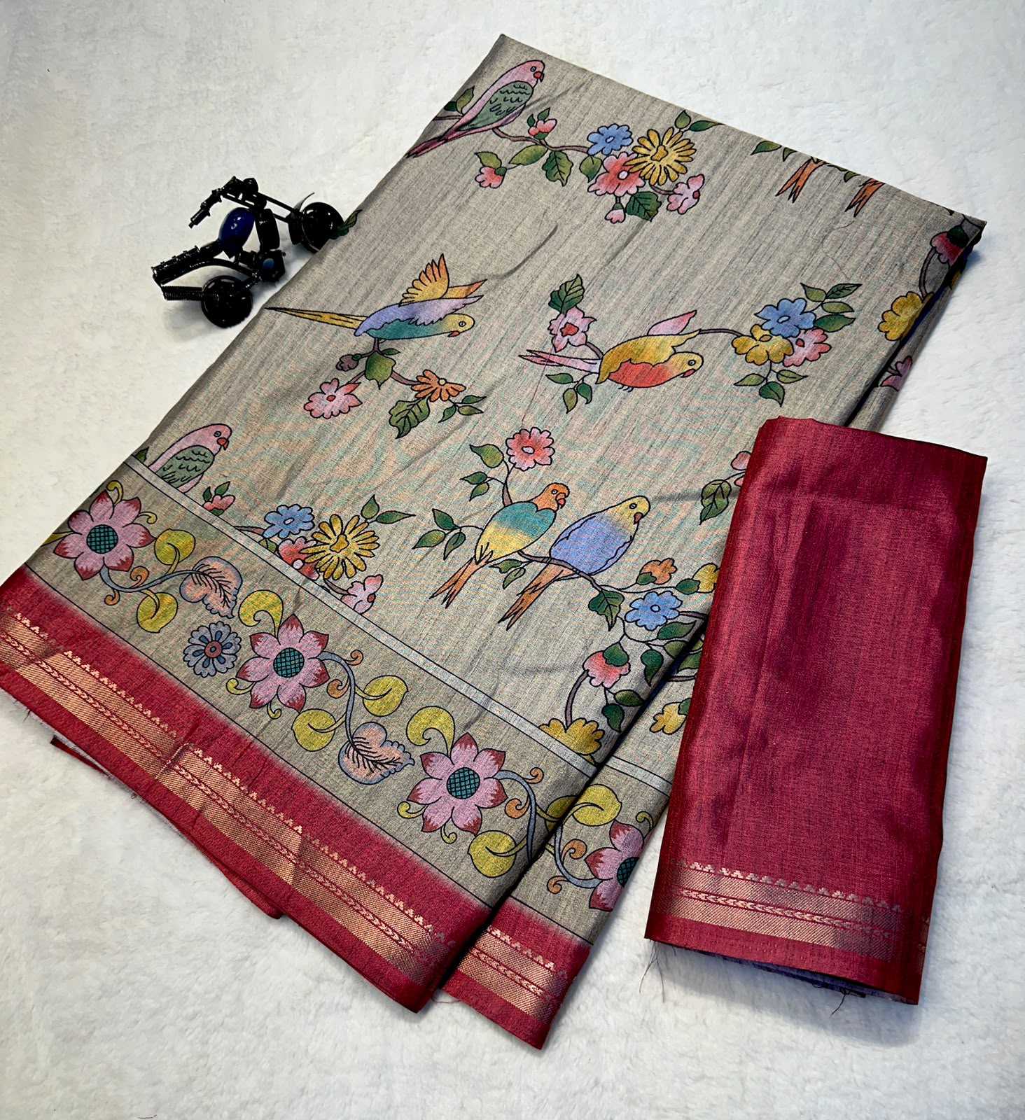 YNF Wholesale Tussar Silk Designer Sarees  | Surat Manufacturer