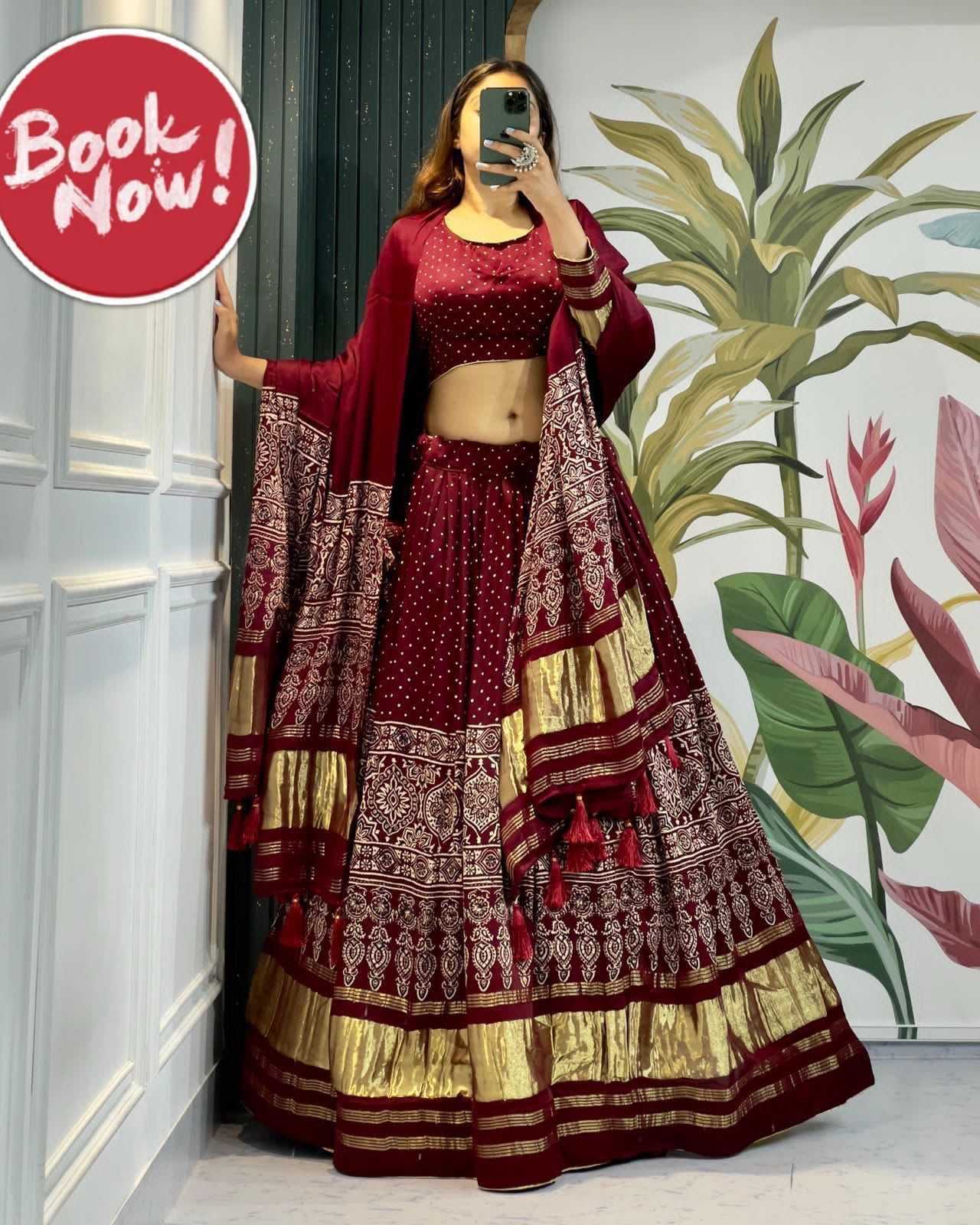YNF Wholesale Pure Silk Silk Lehenga  | Surat Manufacturer