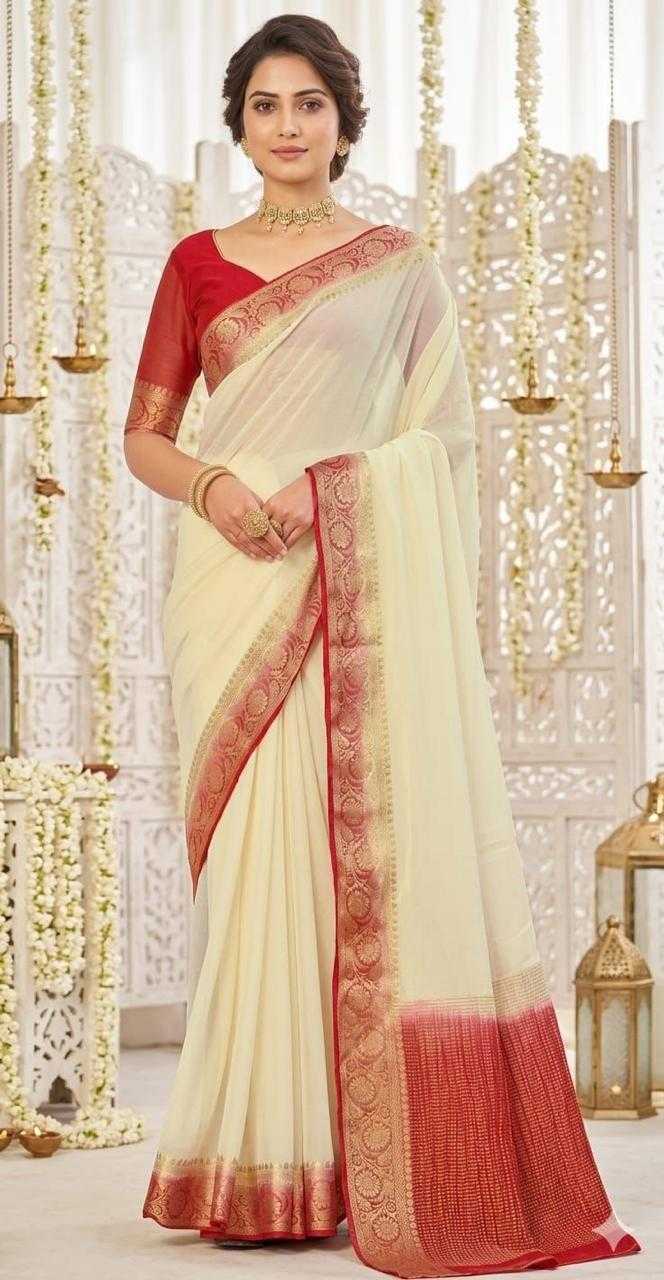 YNF Wholesale Chinon Designer Sarees  | Surat Manufacturer