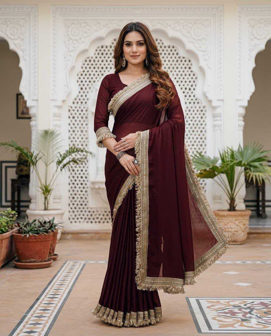 YNF Wholesale Georgette Fancy Sarees  | Surat Manufacturer