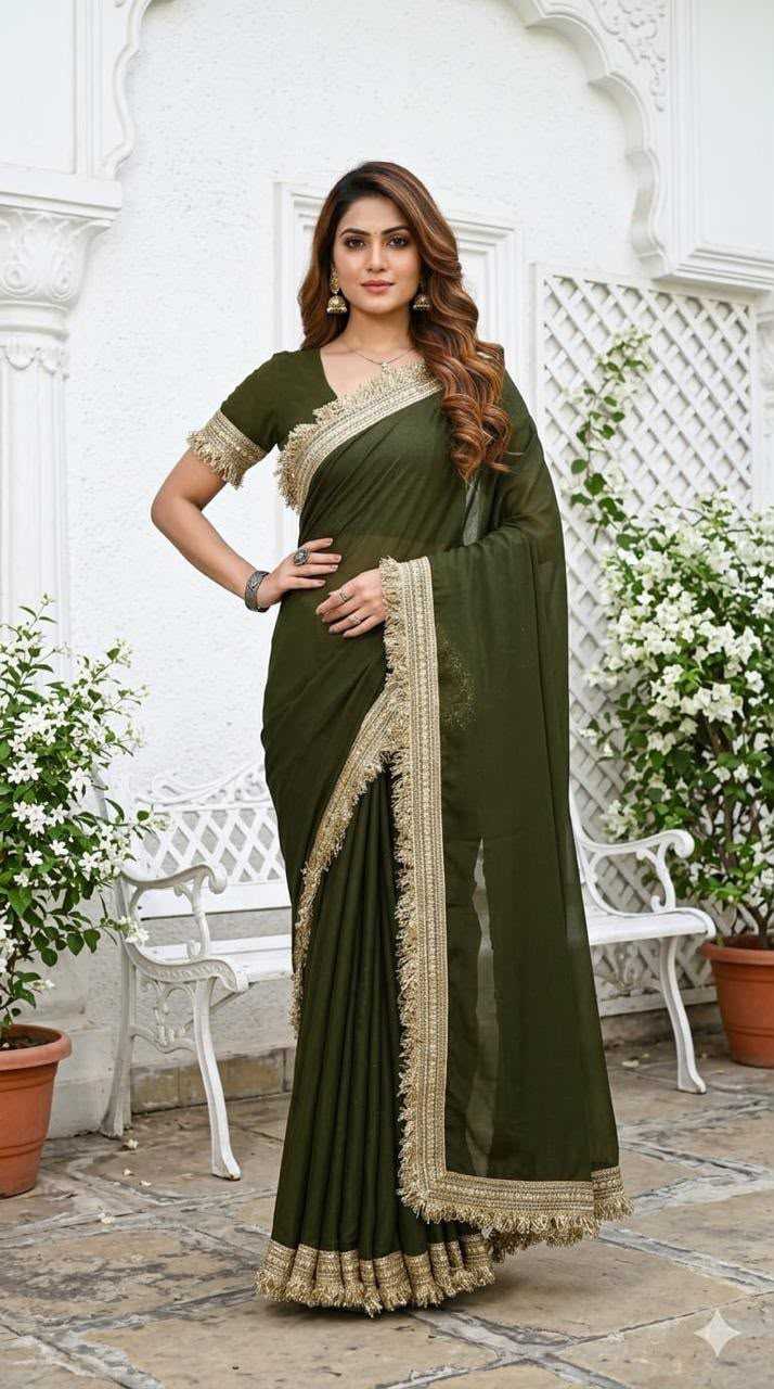 YNF Wholesale Georgette Fancy Sarees  | Surat Manufacturer