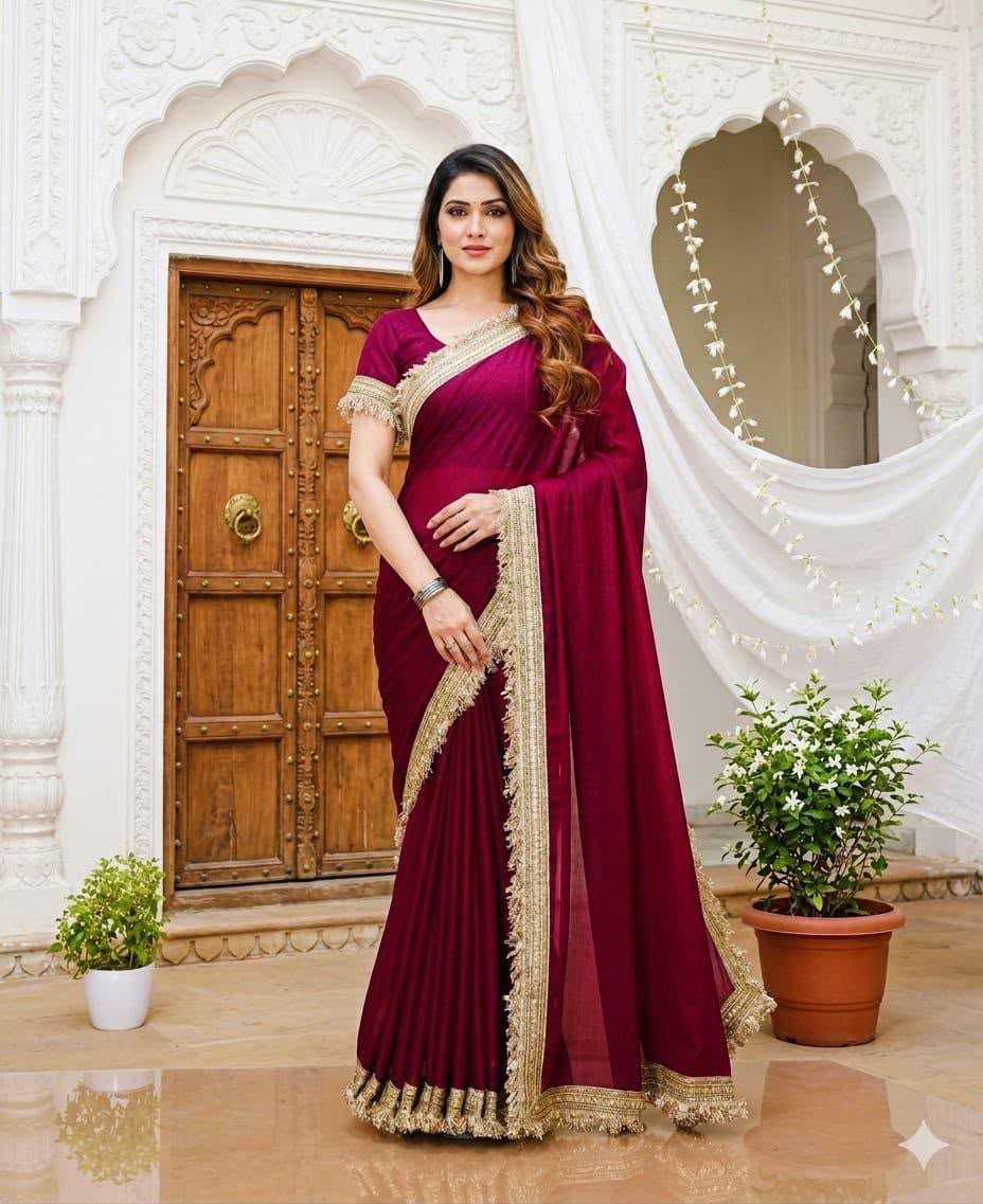 YNF Wholesale Georgette Fancy Sarees  | Surat Manufacturer